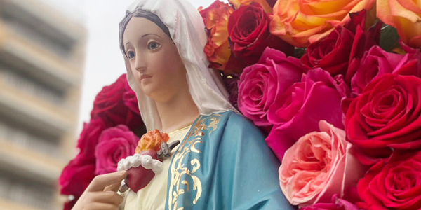 MVC Ecuador participa en procesión mariana por la paz